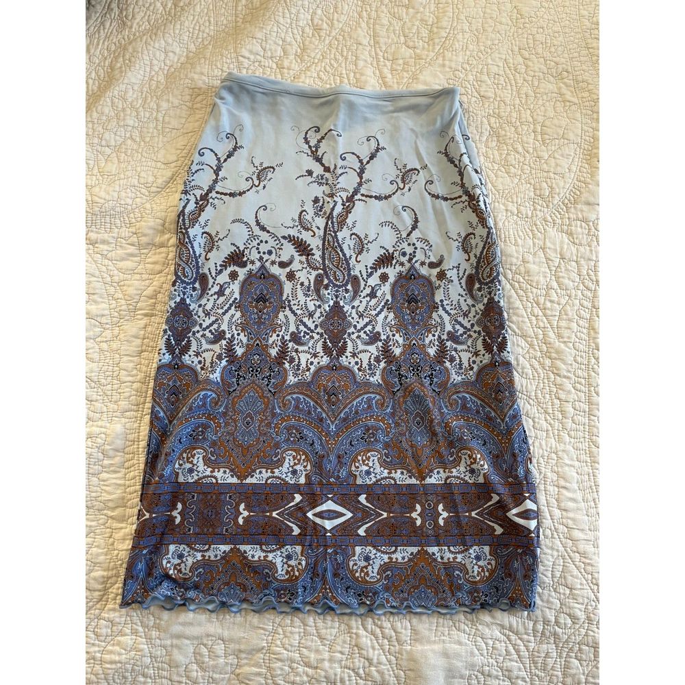 Ann Taylor Women's Y2K Bandana Pattern Skirt